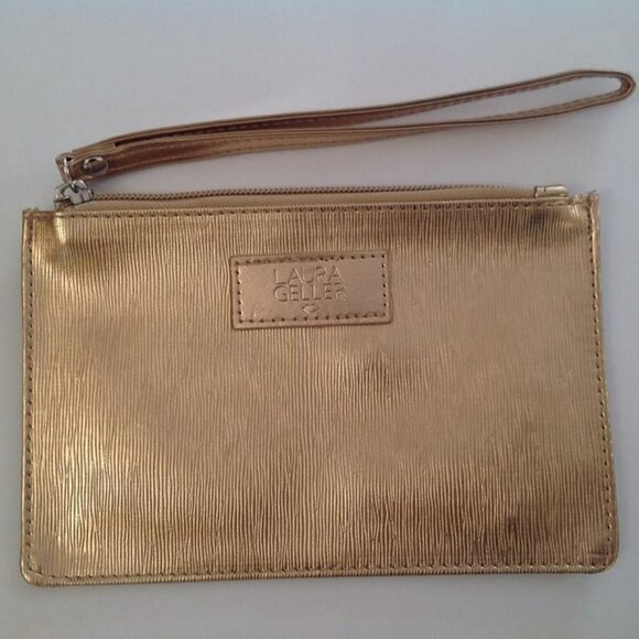 Laura Geller Other - Laura Geller Gold Wristlet - Make Up Cosmetics Bag / Brand New